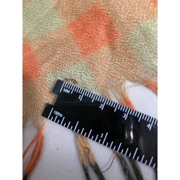 Modele De Prudence Plaid Fringe Unisex Soft Warm Black Multocolor Scarf 76x27.5 - Picture 6 of 6